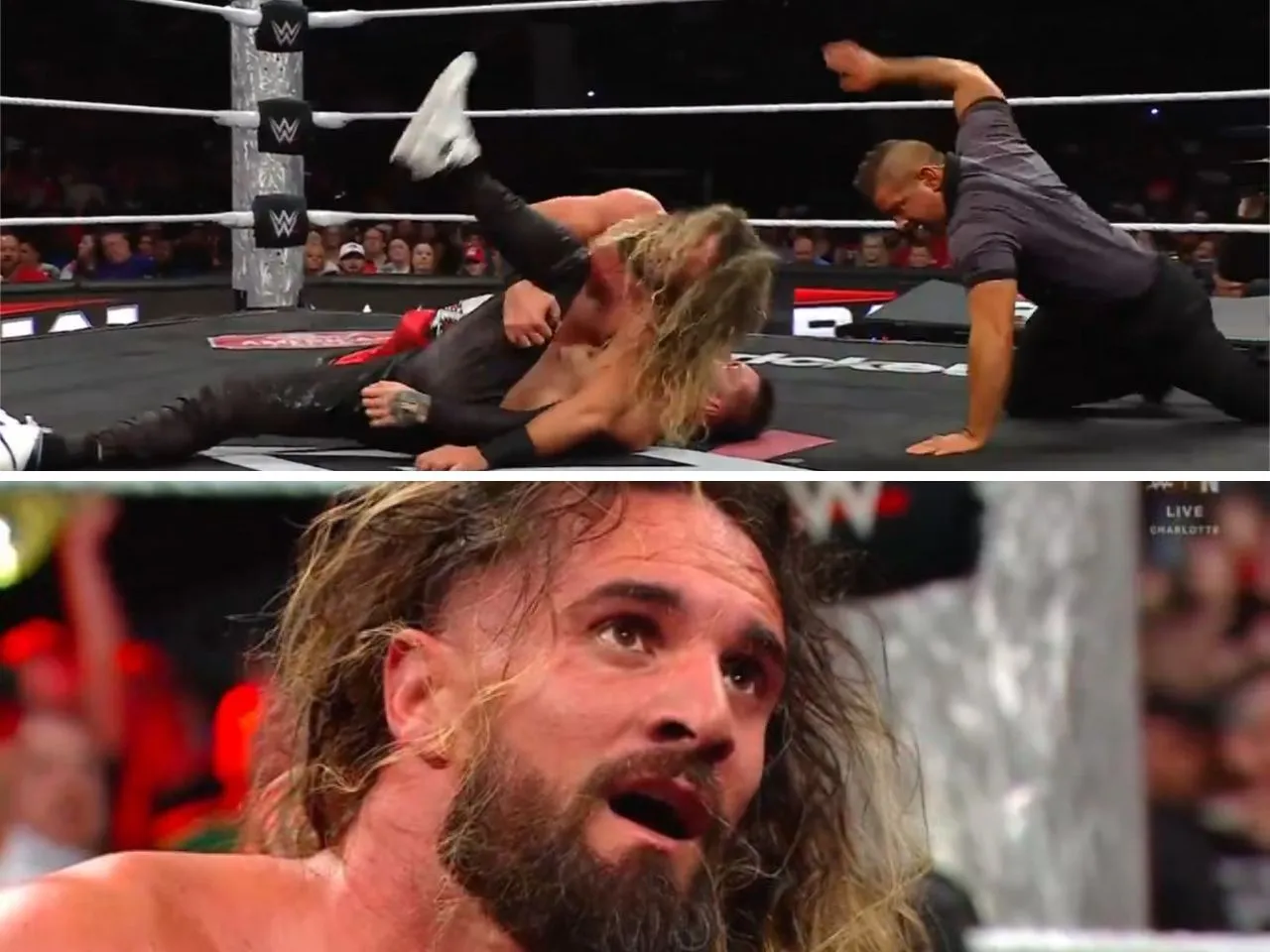 WATCH: Fans chant 'Ref you suck' as referee botches pinfall during WWE Raw match between Seth Rollins and Finn Balor
