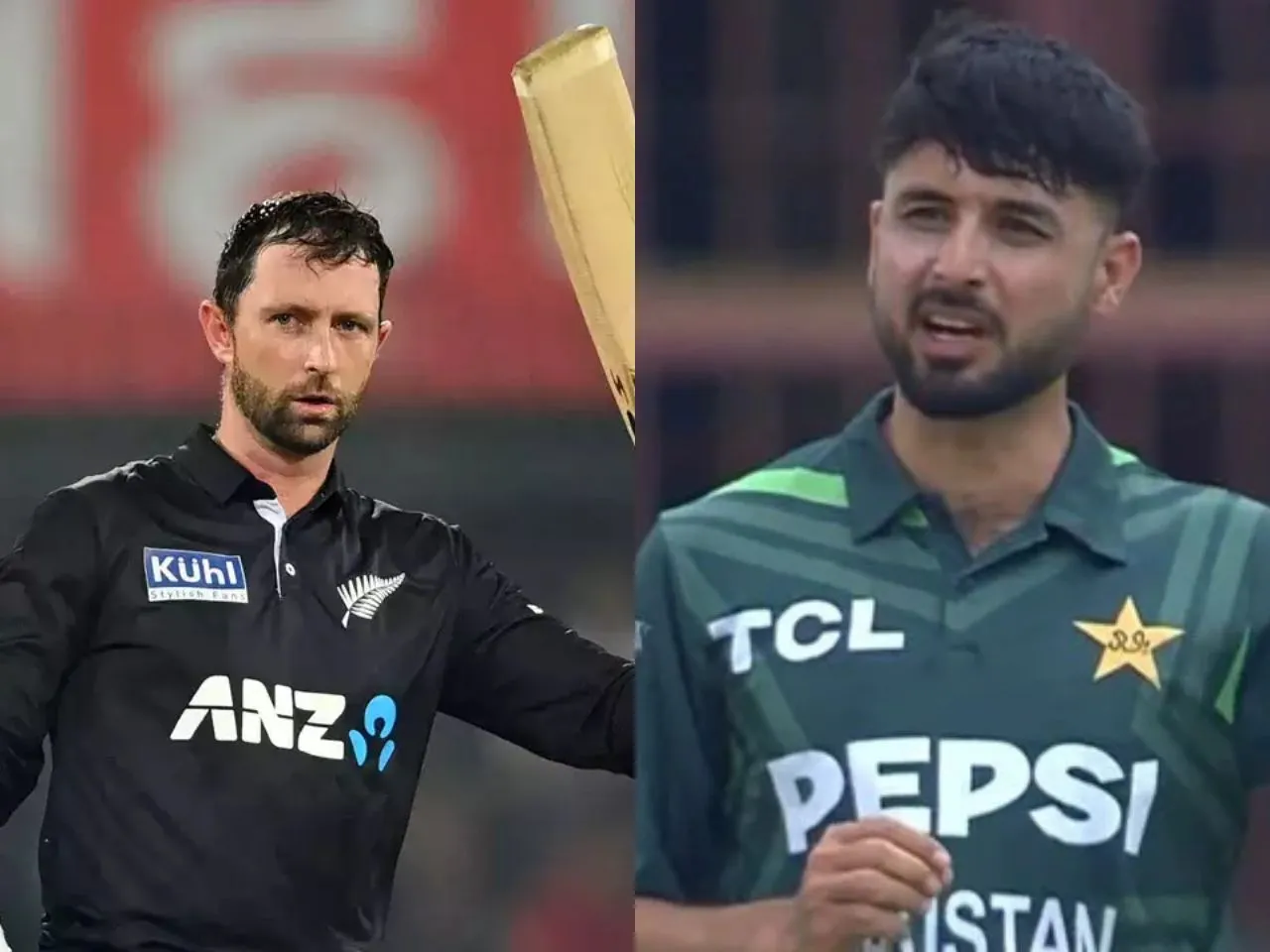 Devon Conway and Abrar Ahmed