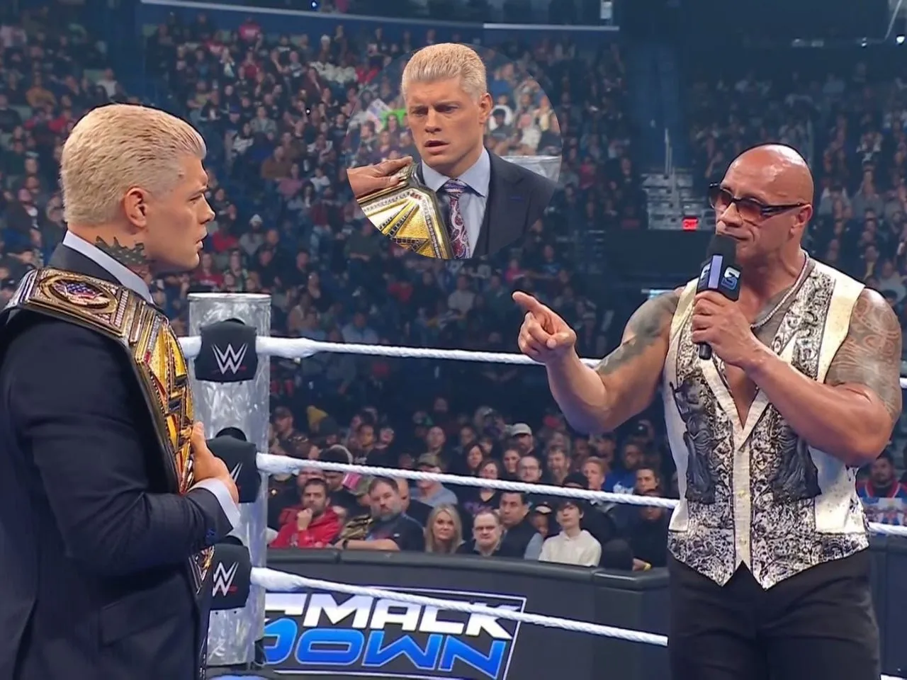WATCH: The Rock asks Cody Rhodes' soul and leaves him shocked on WWE Smackdown