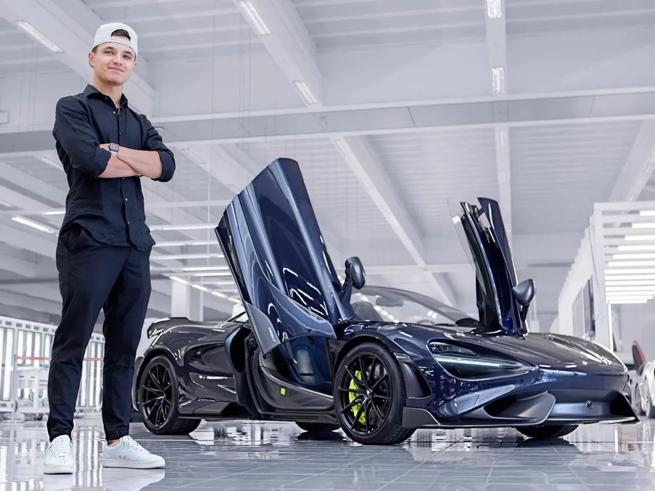 Lando Norris has many supercars as his collections in his garage like McLaren and Ferrari