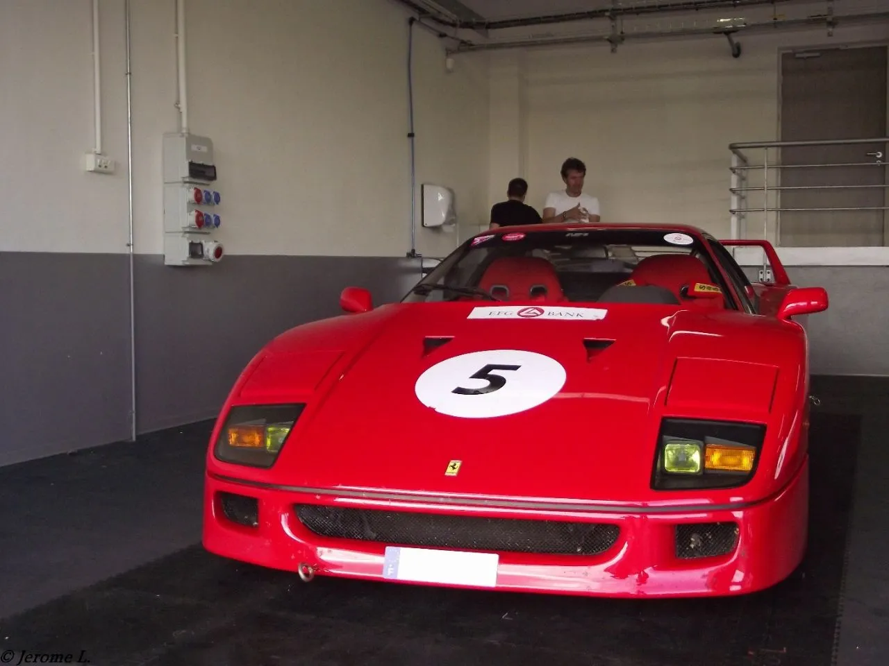 Ferrari F40 is one of the car collections of Lando Norris