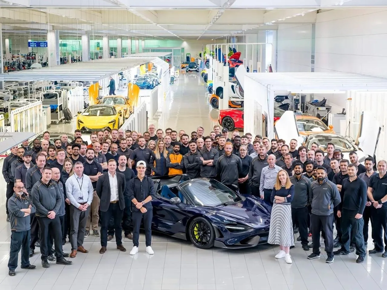 McLaren 765 Spider is one of the car collections of Lando Norris