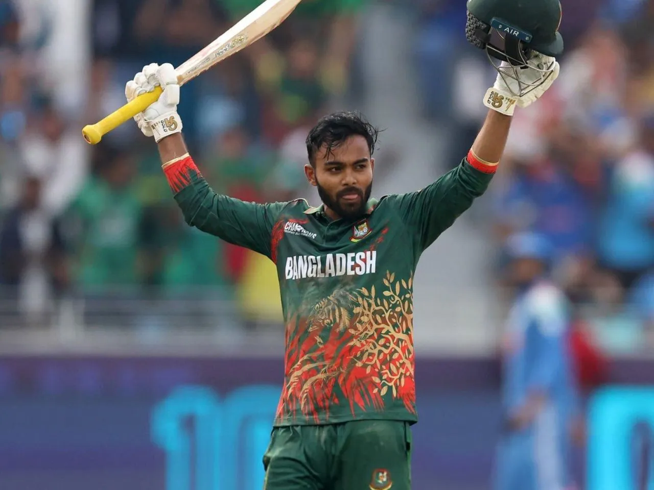 Towhid Hridoy scored a century in the last match vs India