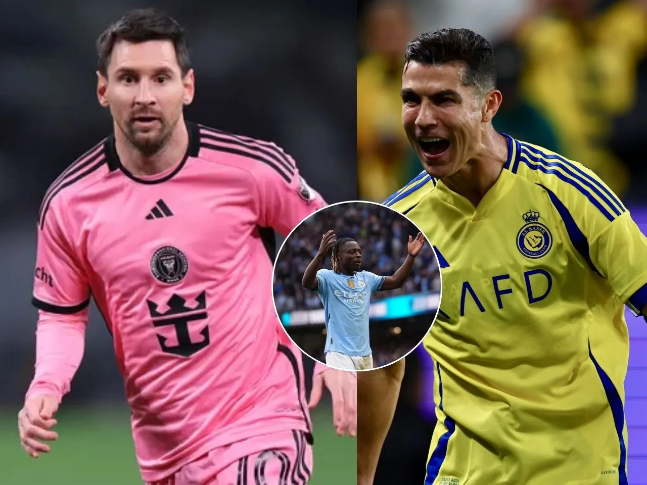 Jeremy Doku reacts to the comparison between Lionel Messi and Cristiano Ronaldo 