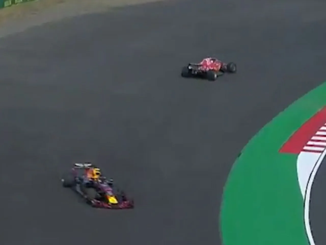 Vettel, Verstappen collision at the 2018 Japanese Grand prix