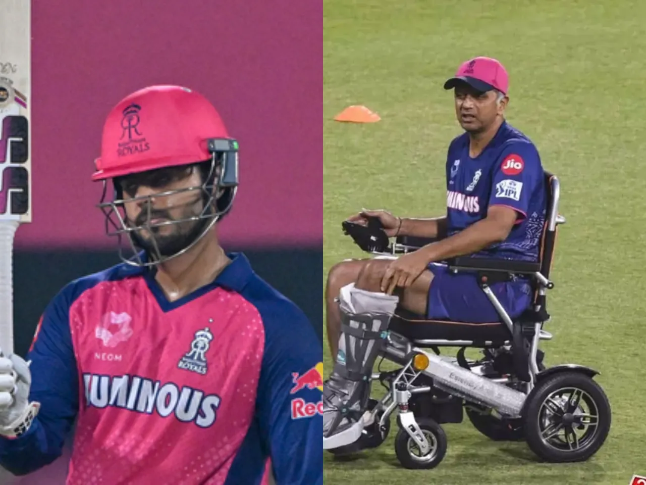 Nitish Rana and Rahul Dravid (File Photo: X/Internet) 