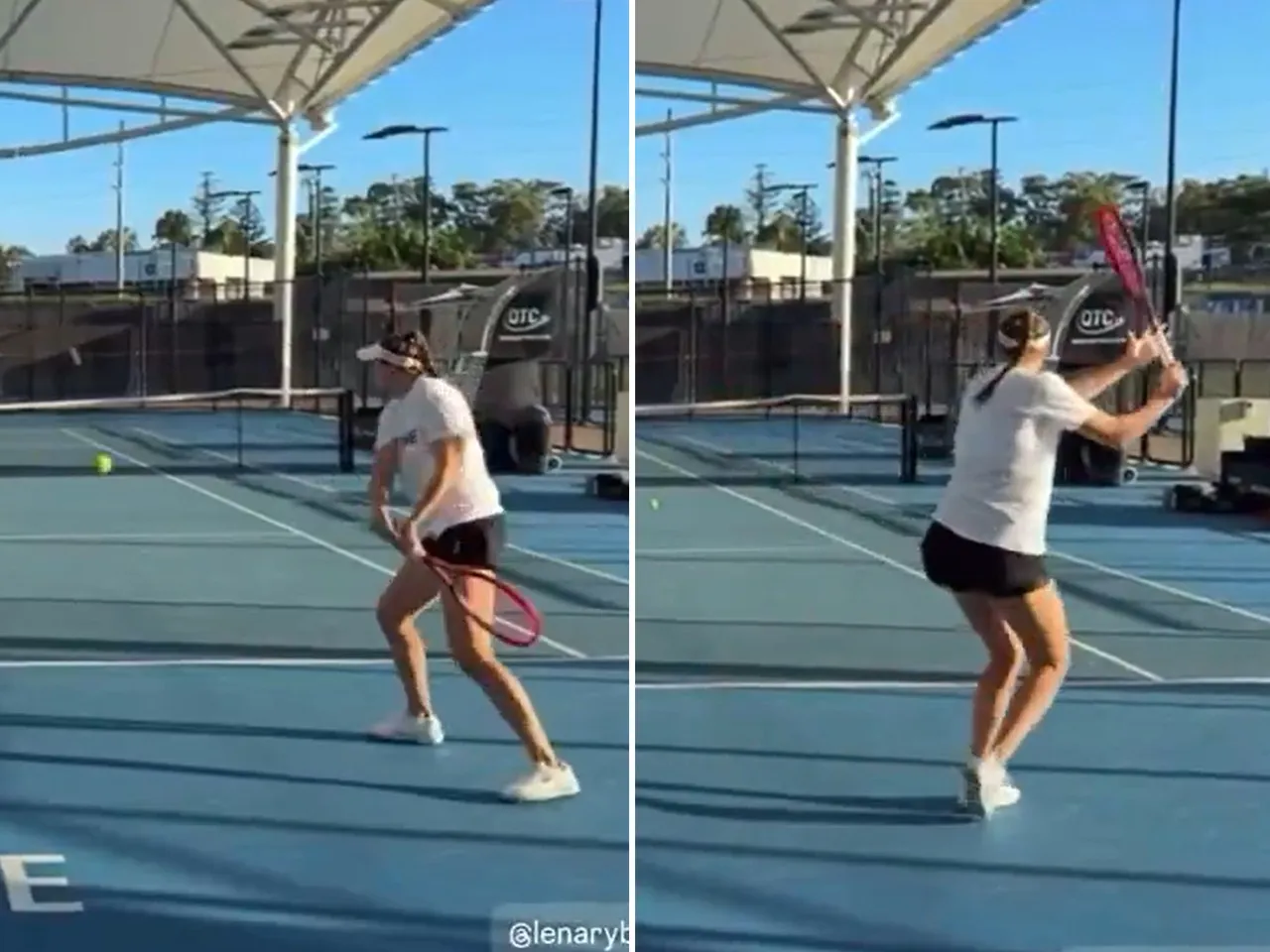 Elena Rybakina Hits the Courts in Brisbane