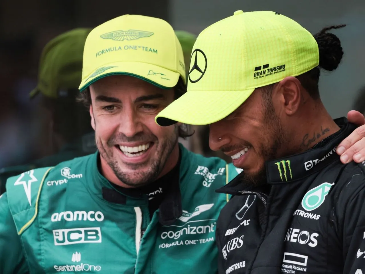Alonso vs Hamilton at 2023 Bahrain GP