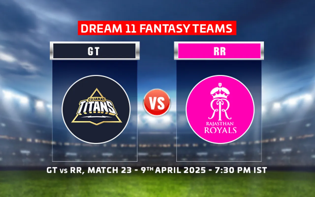 GT VS RR Dream11 Prediction