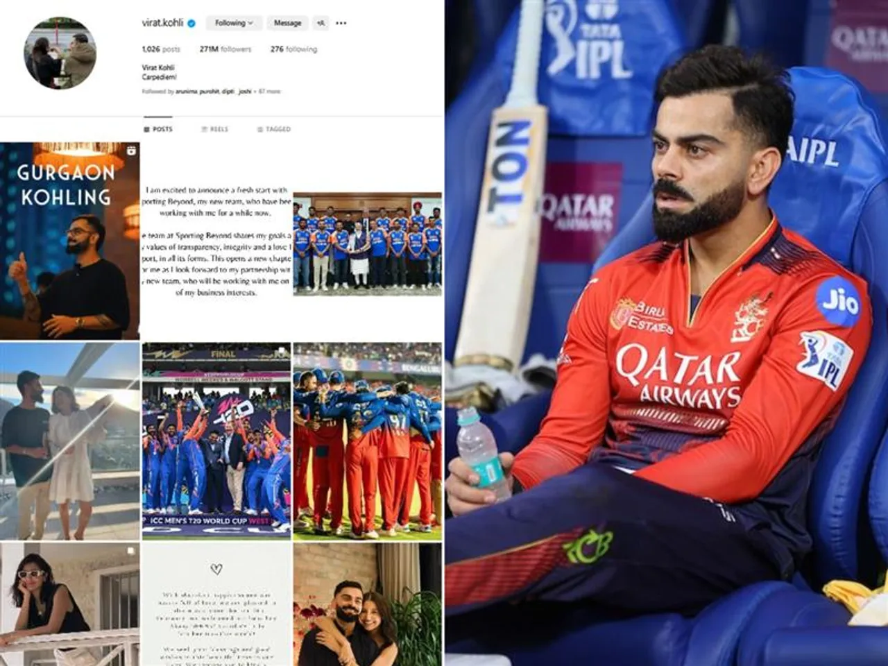 Virat Kohli removes ads from his Instagram Account (File Photo: X)