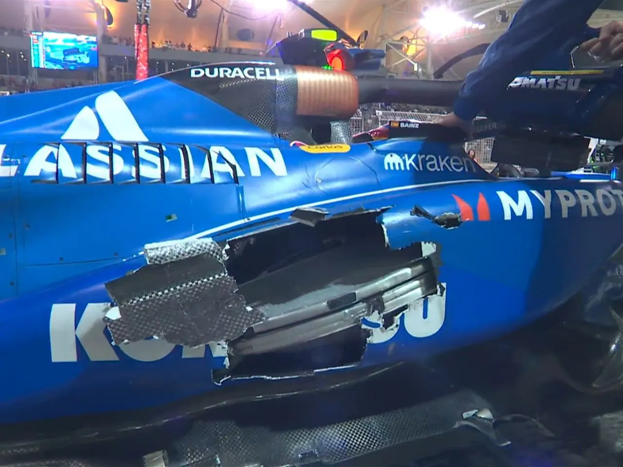 Carlos Sainz Damage at 2025 Bahrain GP