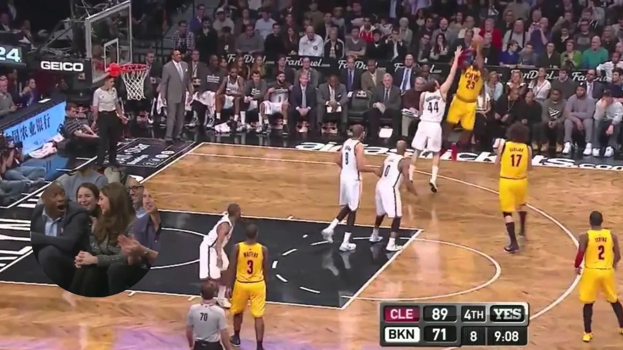 WATCH: Throwback to LeBron James' 720 degree fadeaway leaving Beyonce and Jay-Z in shock