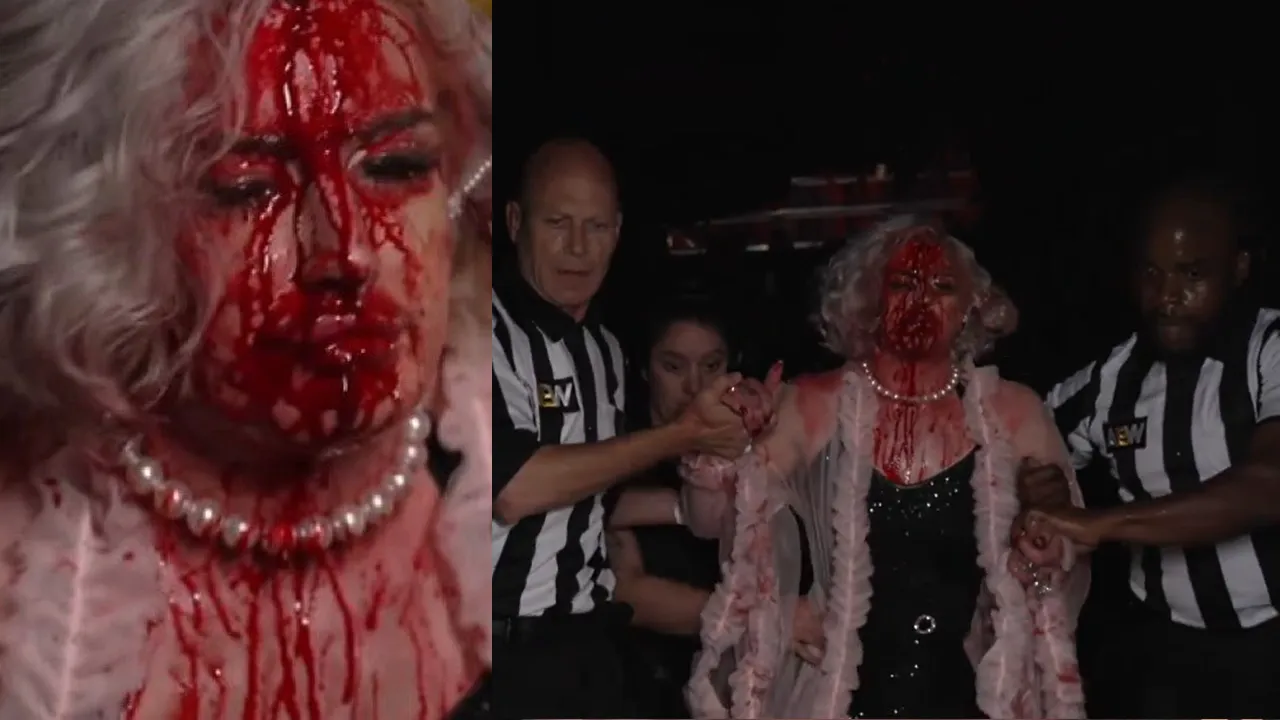 WATCH: Toni Storm baths in blood as Mariah May turns psychopathic on AEW Dynamite