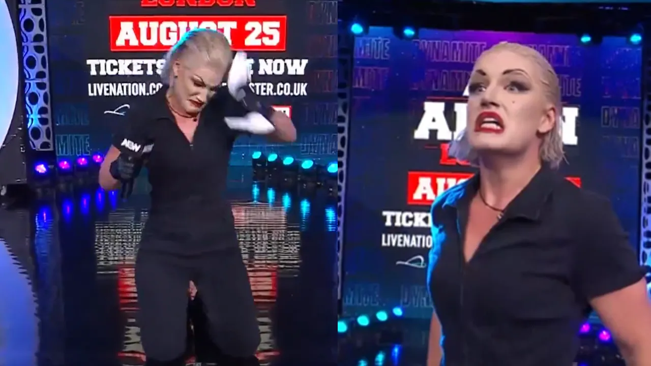 WATCH: Toni Storm cries in pain and hits herself with shoe looking back at Mariah May's betrayal on AEW Dynamite