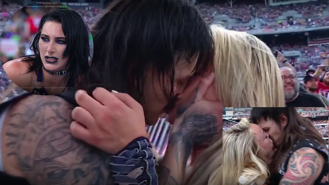 WATCH: Dirty Dom kisses Liv Morgan and leaves Rhea Ripley in disbelief at SummerSlam 2024