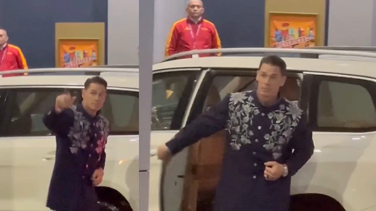 WATCH: John Cena bids adieu to India after Anant Ambani's wedding