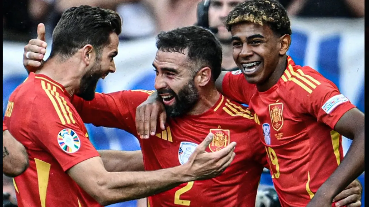 WATCH: Lamine Yamal creates history after assisting Spain's third goal for Dani Carvajal