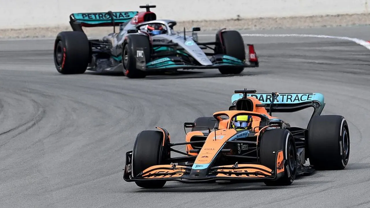 Mercedes and McLaren 