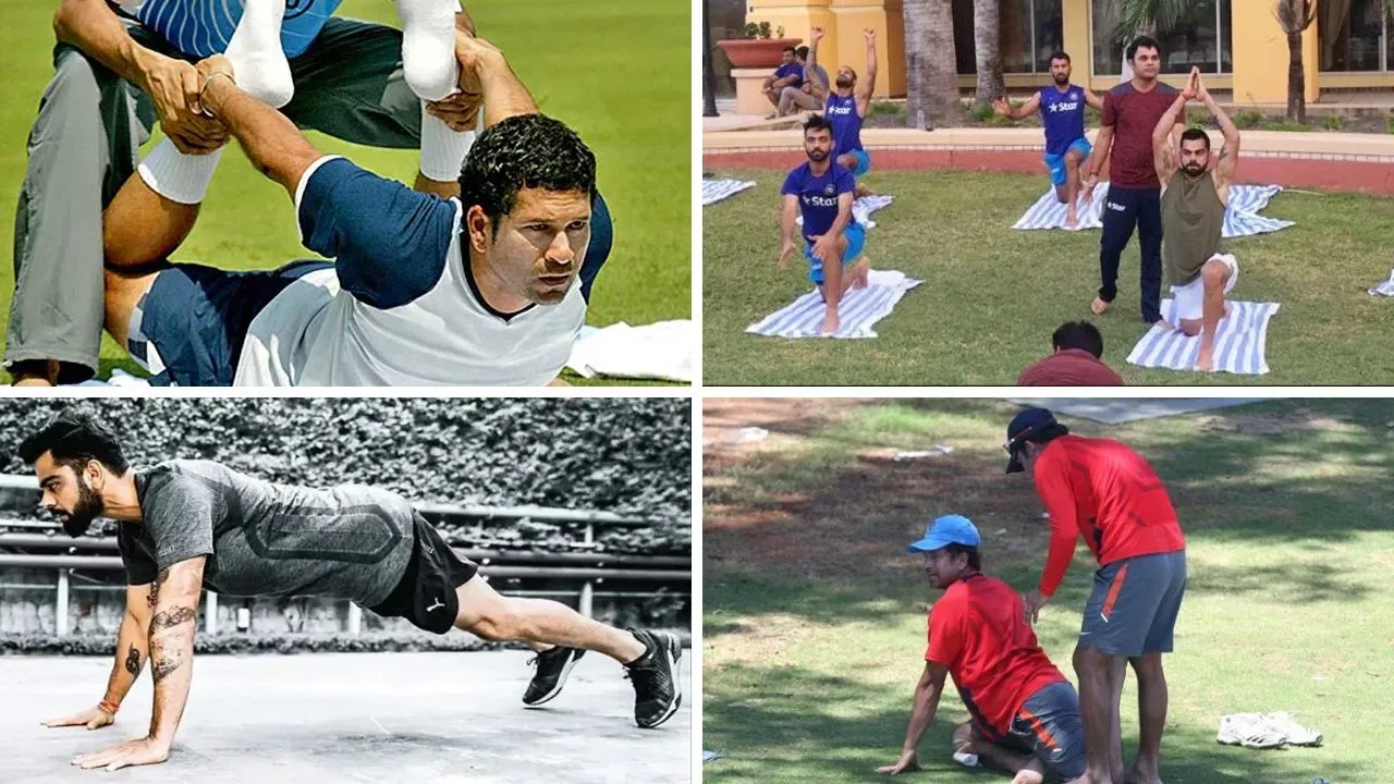 Cricketers who are passionate about Yoga (File Photo: Internet) 