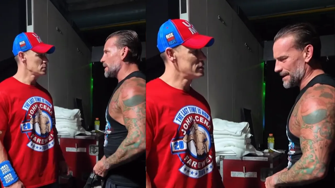 WATCH: John Cena and CM Punk interact with each other after Money in the Bank 2024