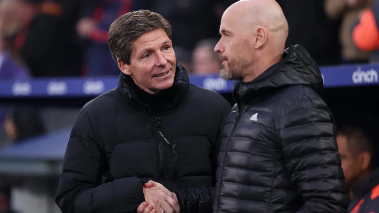 Erik Ten Hag and Oliver Glasner