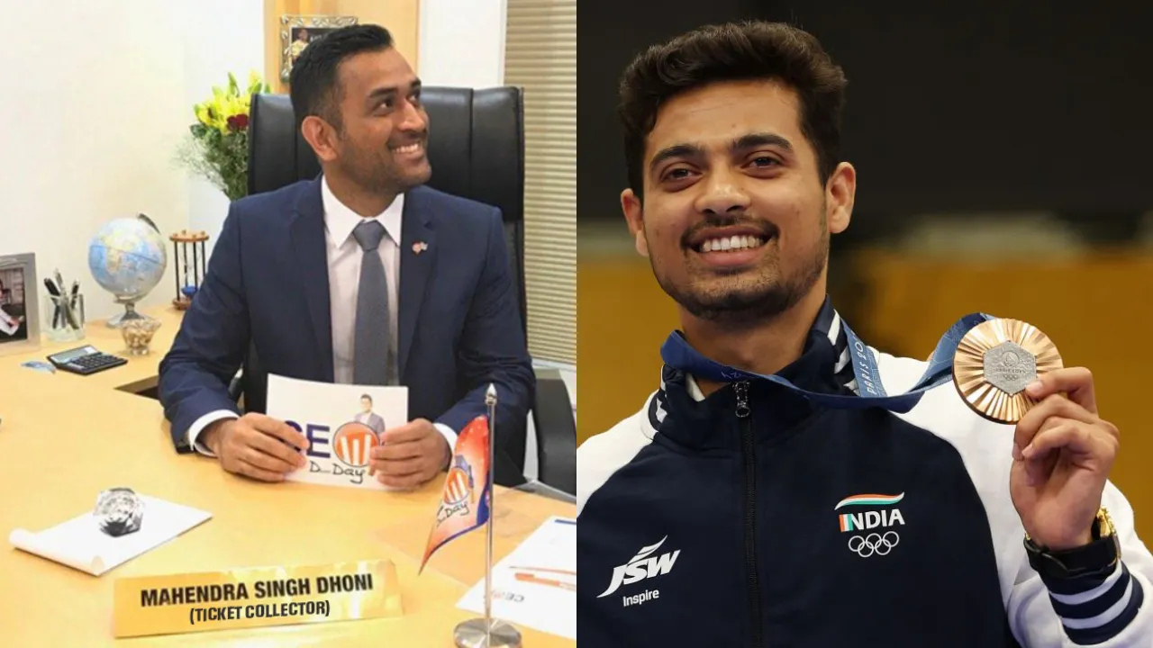 I admire Dhoni for the person that he is - India's latest Bronze medalist at Paris Olympics 2024 Swapnil Kusale draws inspiration from MS Dhoni's journey 