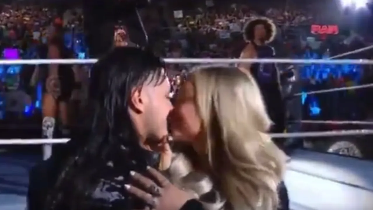 WATCH: Dirty Dom and Liv Morgan playfully cuddle each other on WWE Raw