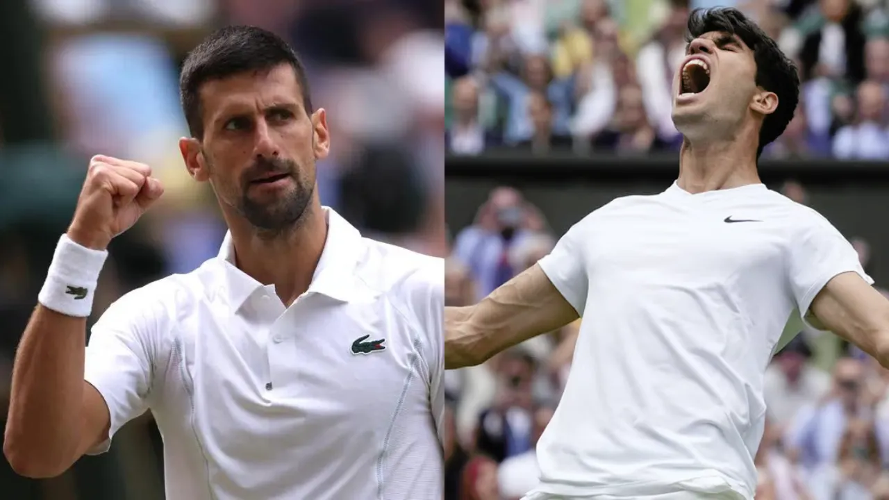 Novak Djokovic vs Carlos Alcaraz (Source: X)