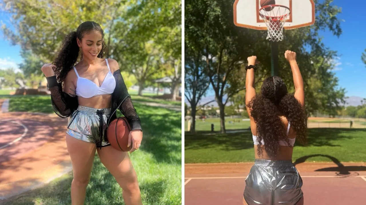 WWE announcer Samantha Irvin posts image of her playing Basketball