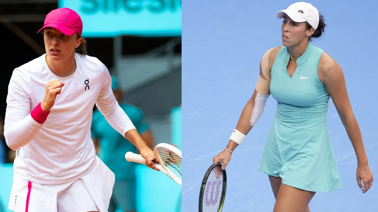 Iga Swiatek vs Madison Keys (Source - Twitter)