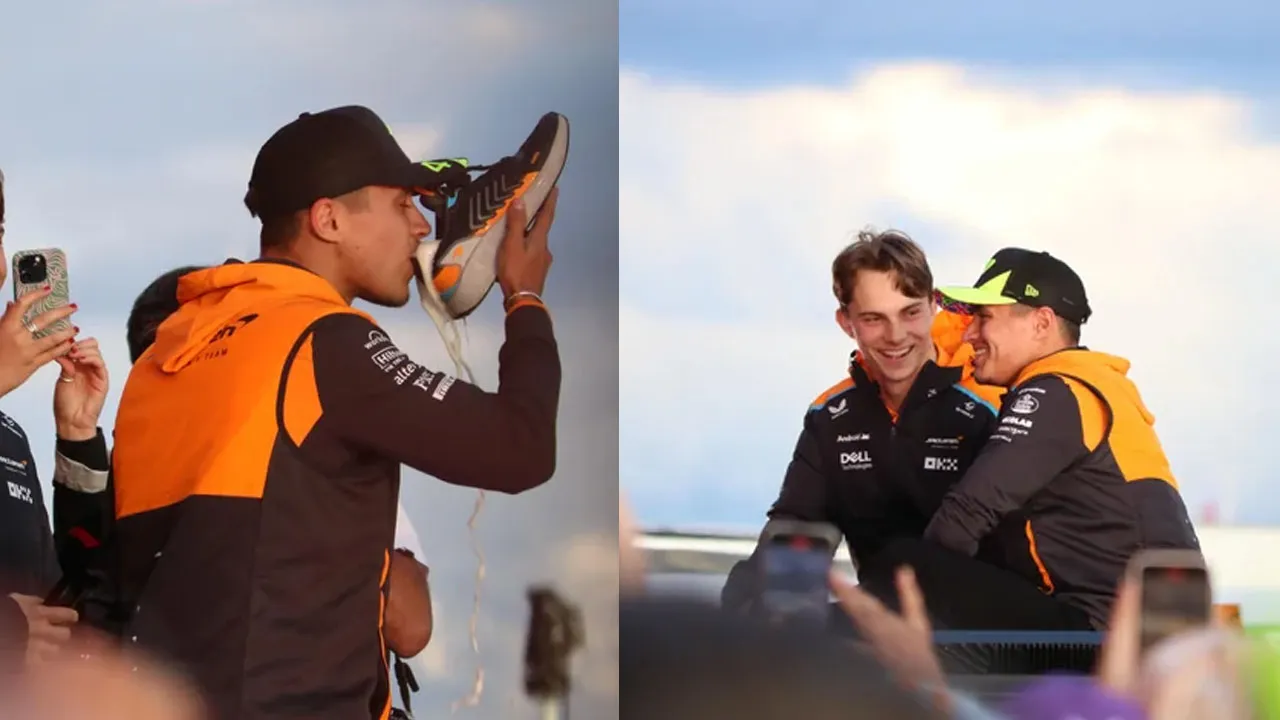 Lando Norris and Oscar Piastri 