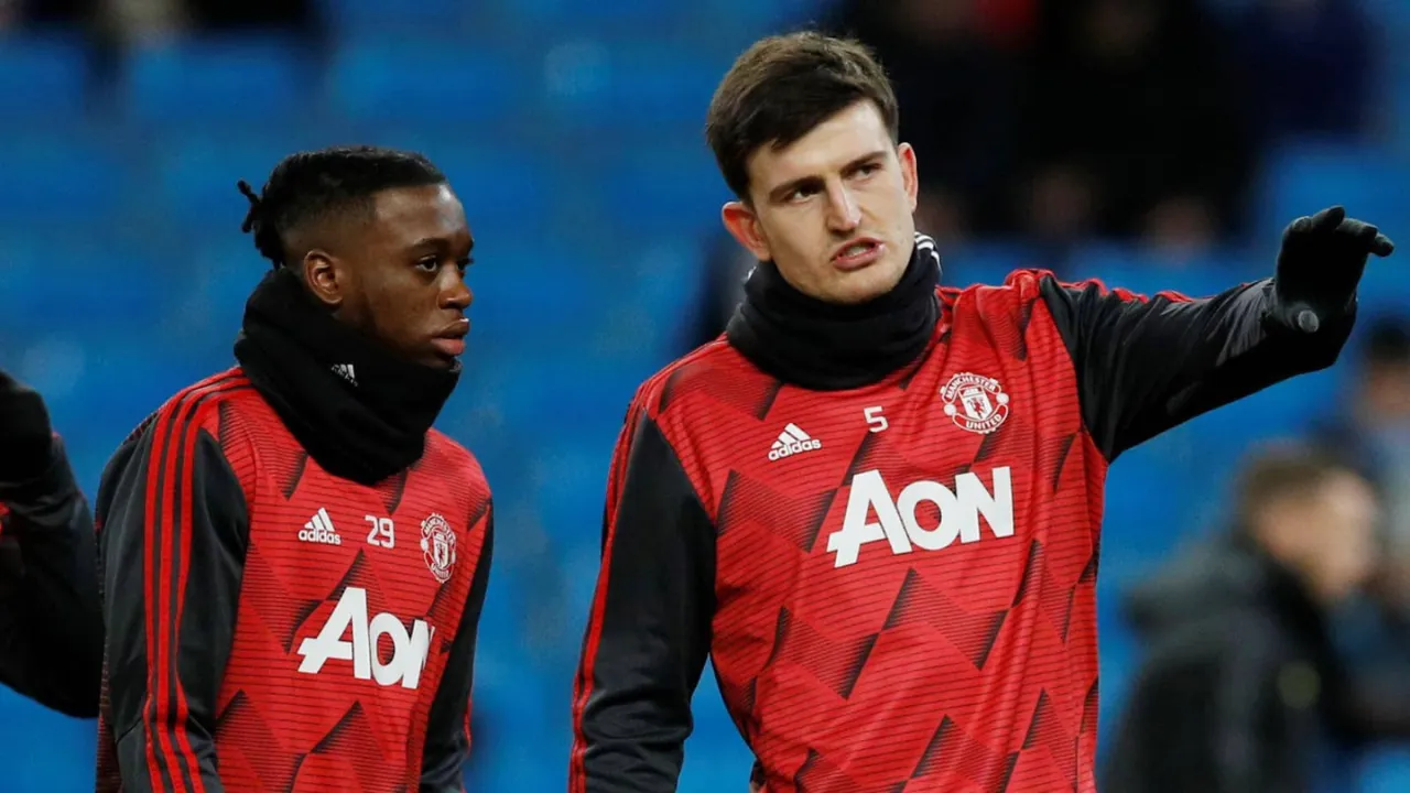 Aaron Wan-Bissaka and Harry Maguire