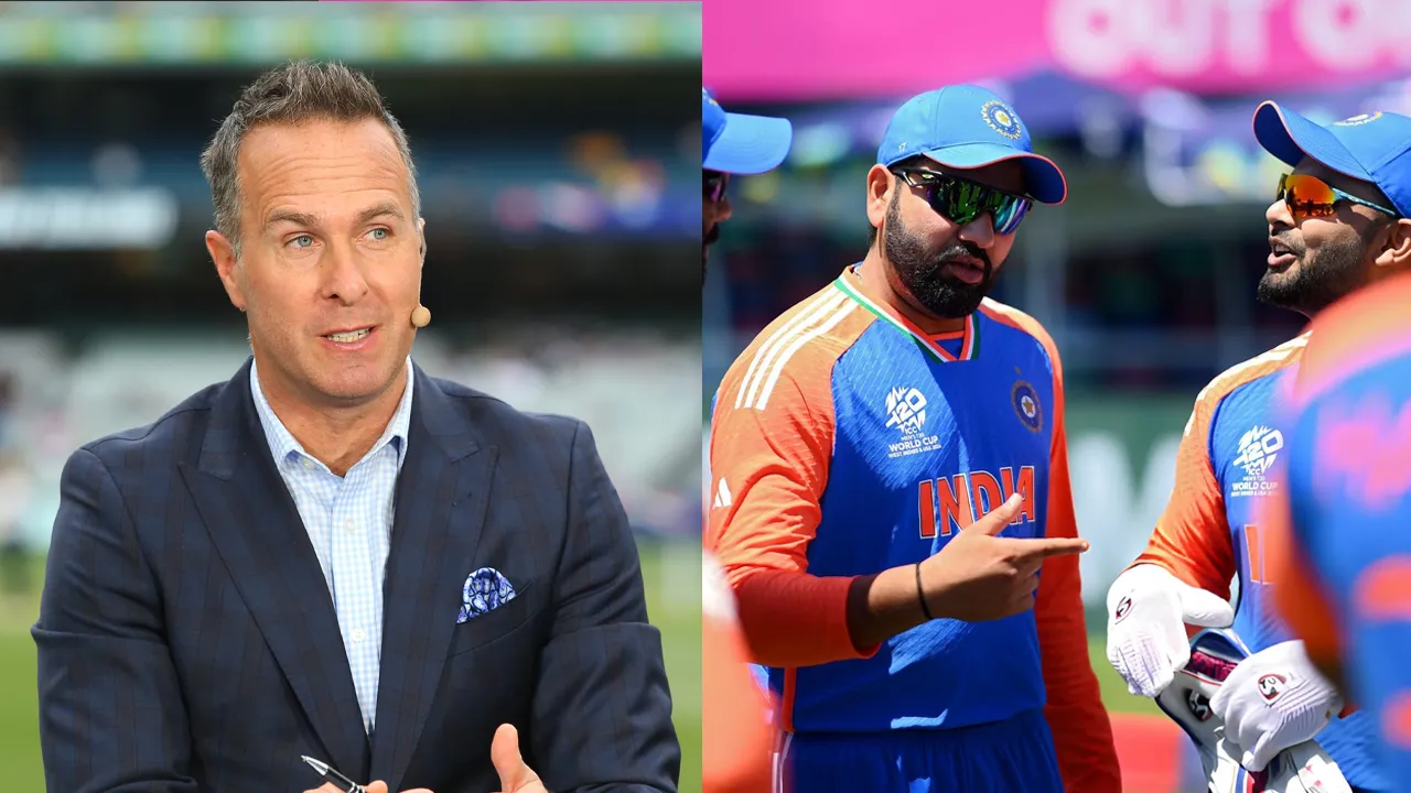 Michael Vaughan and Team India (File Photo: Internet)