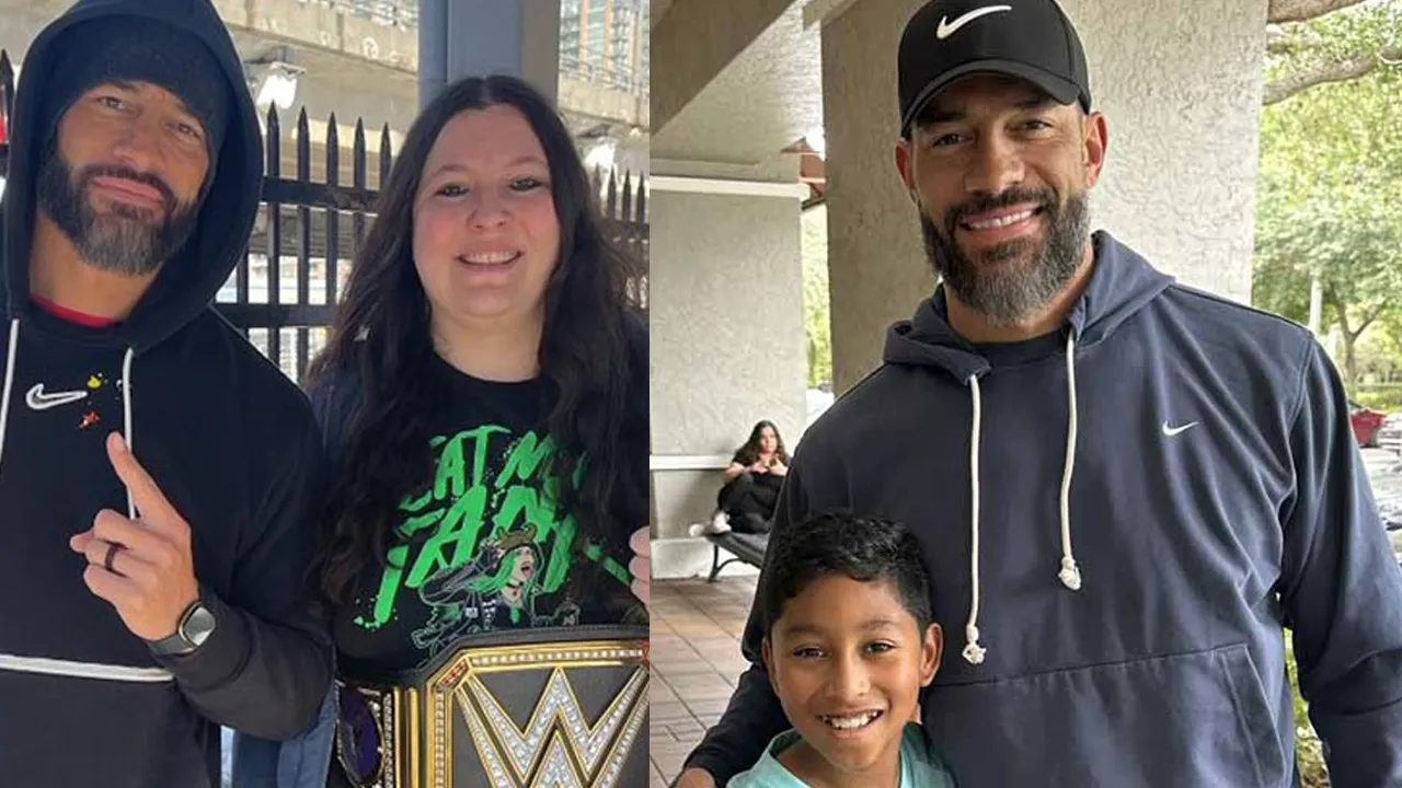 Roman Reigns gives lifetime memory for a fan and her son