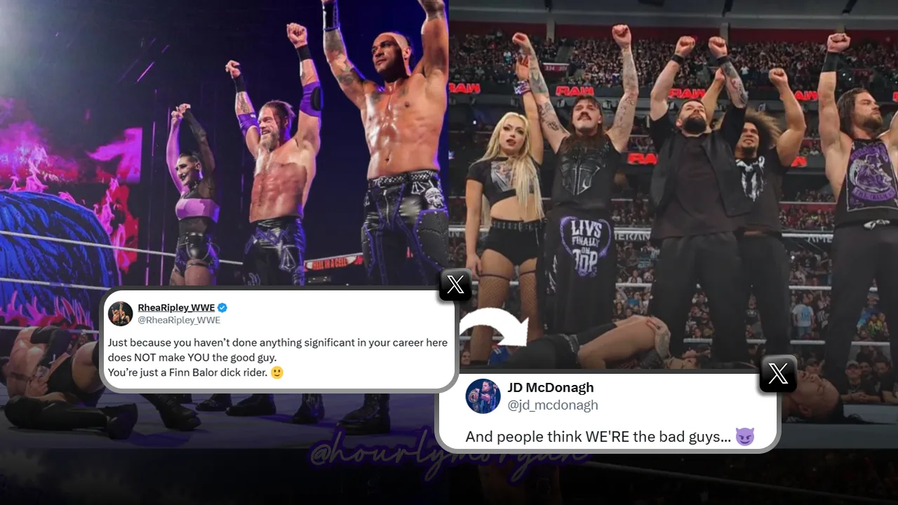 'You’re just a Finn Balor dick rider' - Rhea Ripley buries JD McDonagh in Twitter war