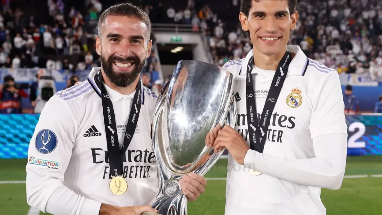 Jesus Vallejo and Dani Carvajal