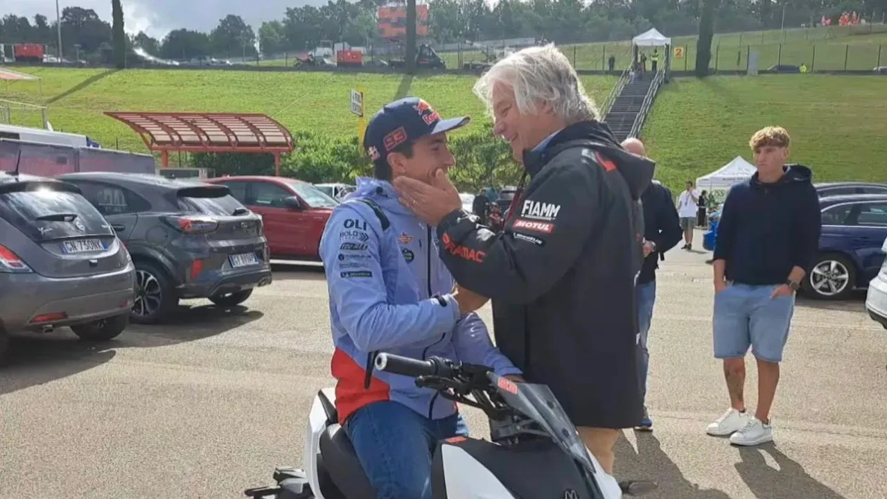 Marc Marquez with Paolo Campinoti