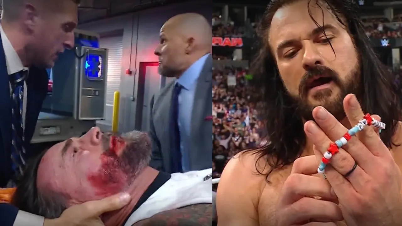 WATCH: Drew McIntyre tears CM Punk's bracelet apart after brutal attack on WWE Raw