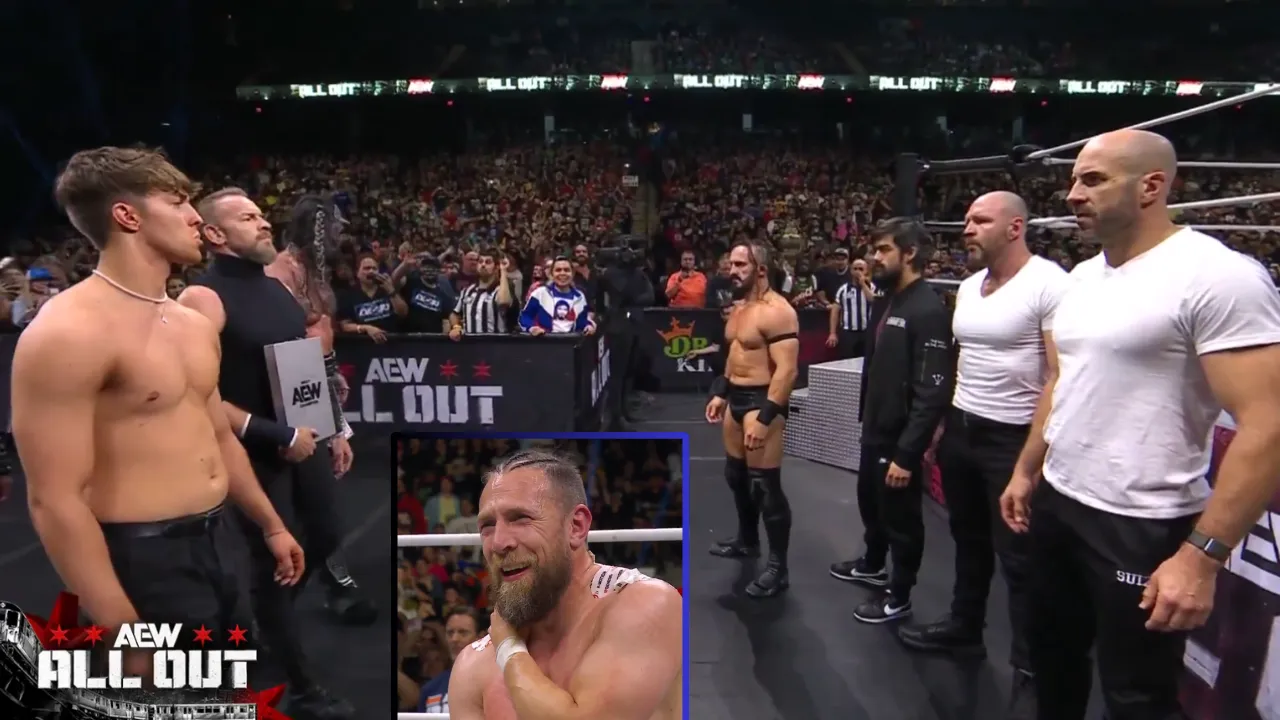 WATCH: Former WWE Superstars reunite and confront each other in AEW feud at 'All Out'