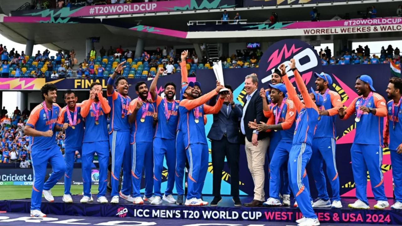 Team India lift World Cup (Source: X)