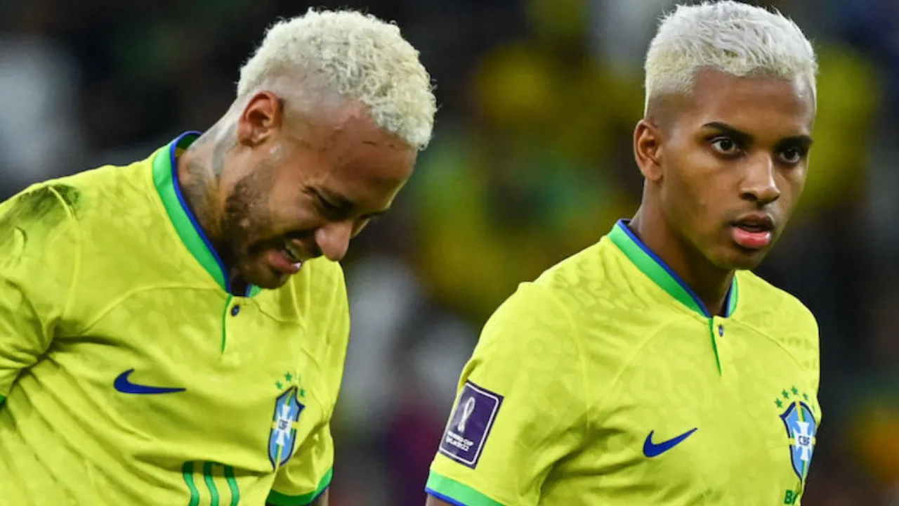 Neymar Jr. and Rodrygo (Source : X)