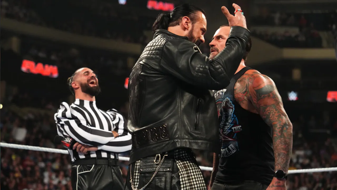 WATCH: 'You can just retire and leave company' - Seth Rollins enjoys as guest referee during SummerSlam match between CM Punk and Drew McIntyre