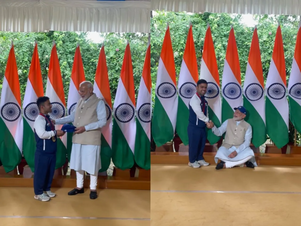 WATCH: 'Tum bhi mere jaise hi ho..' - Indian PM Narendra Modi's interaction with Paralympic gold medalist Navdeep Singh