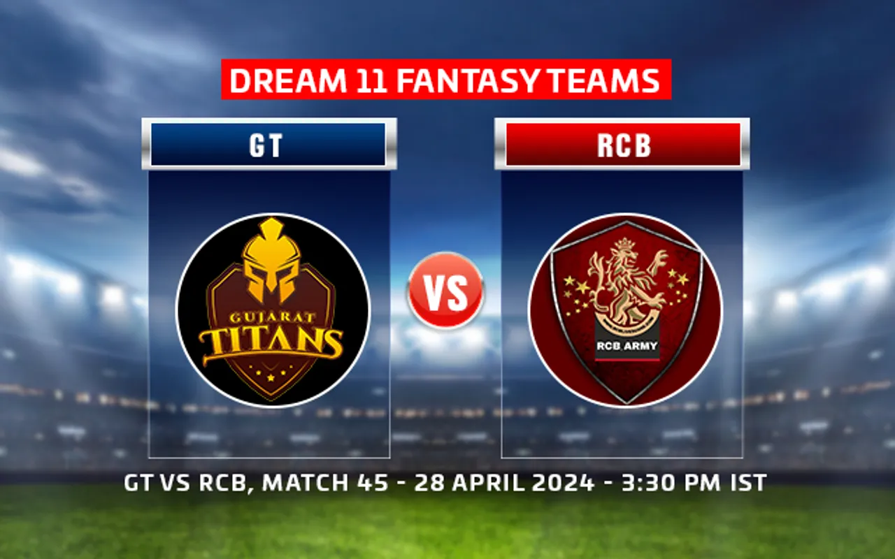 GT vs RCB Dream11