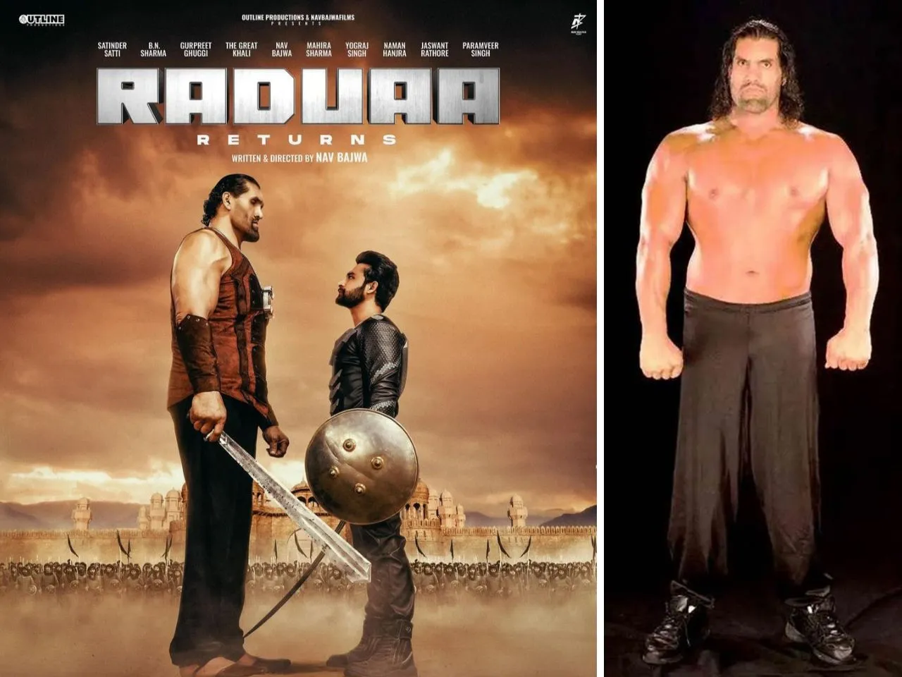 The Great Khali makes his film debut in a Punjabi Sci fi