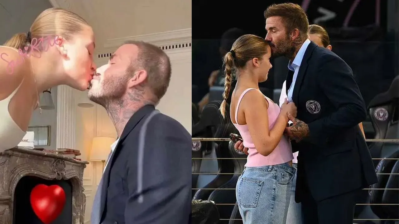 David Beckham slammed for showing too-much affection towards daughter