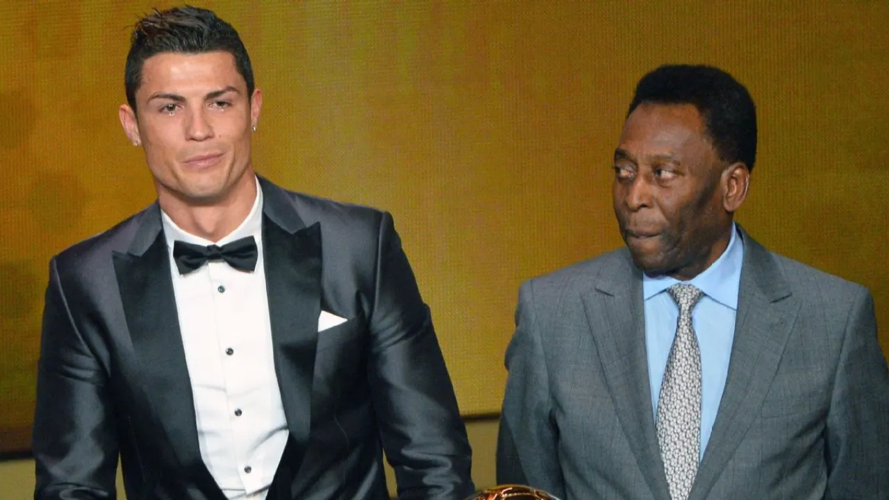 Pele and Cristiano Ronaldo