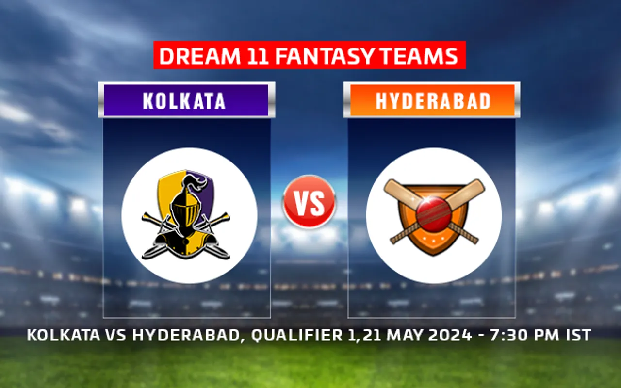 KKR vs SRH Dream11 Prediction, IPL 2024, Qualifier 1: Kolkata Knight Riders vs Sunrisers Hyderabad playing XI, fantasy team and squads