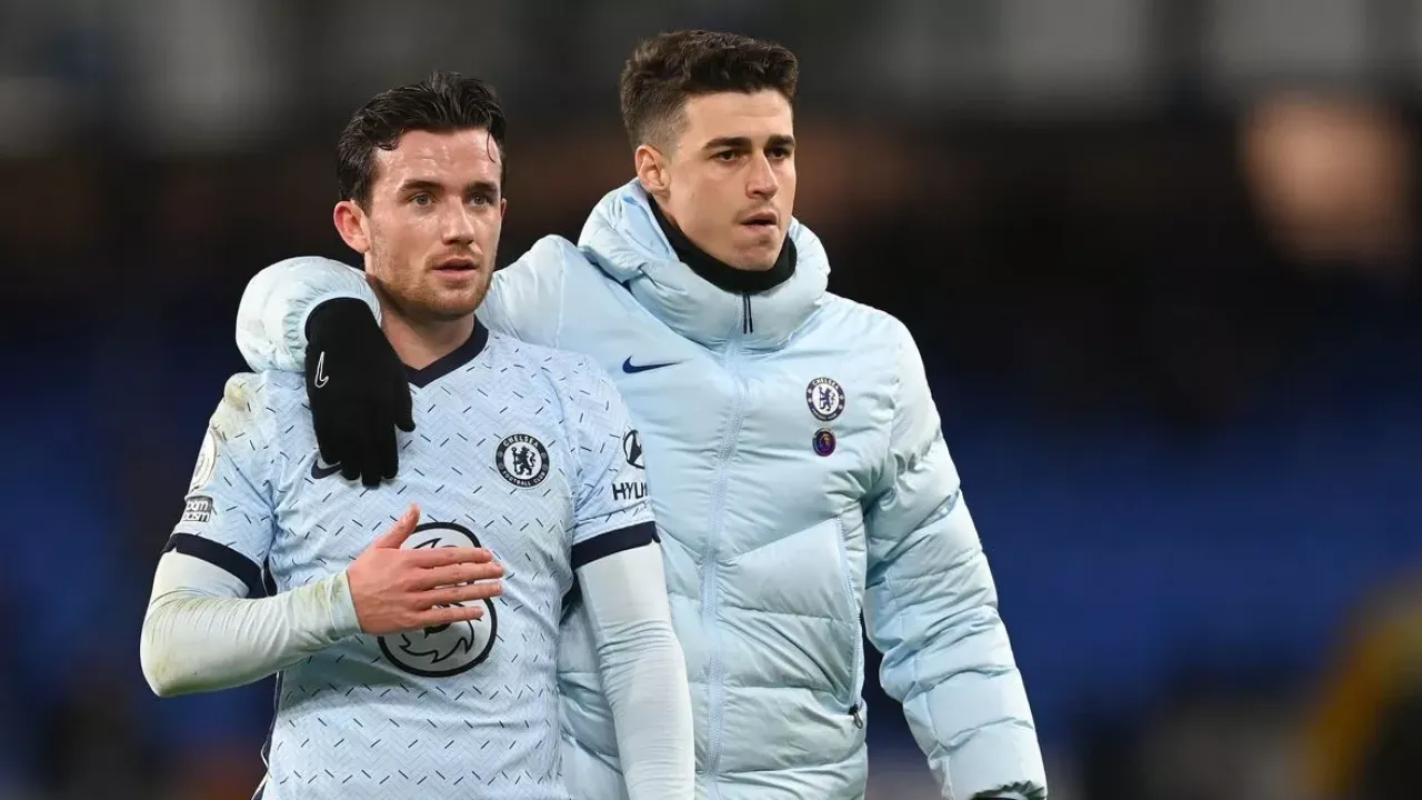 Ben Chilwell and Kepa Arrizabalaga