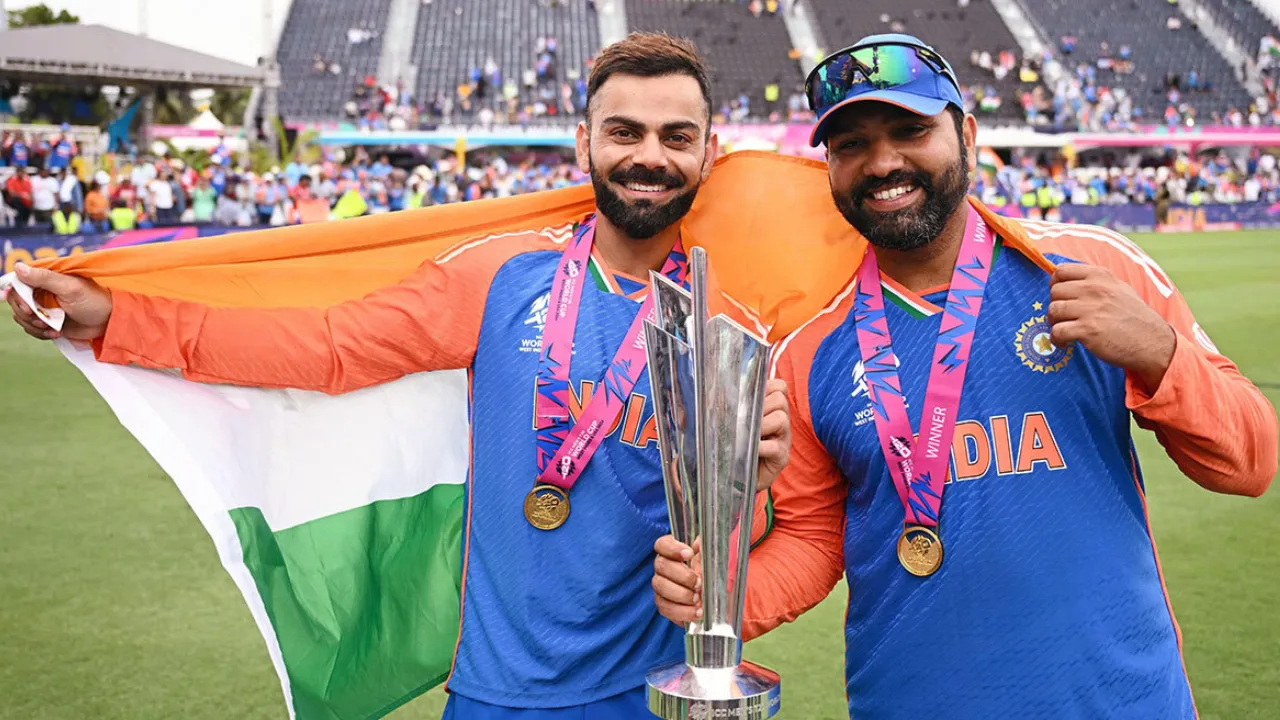 Virat Kohli and Rohit Sharma (Source: X)